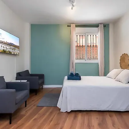 Apartment H2m Ventura Jazmin Loft Smarttv & Aacc Near Centre Malaga